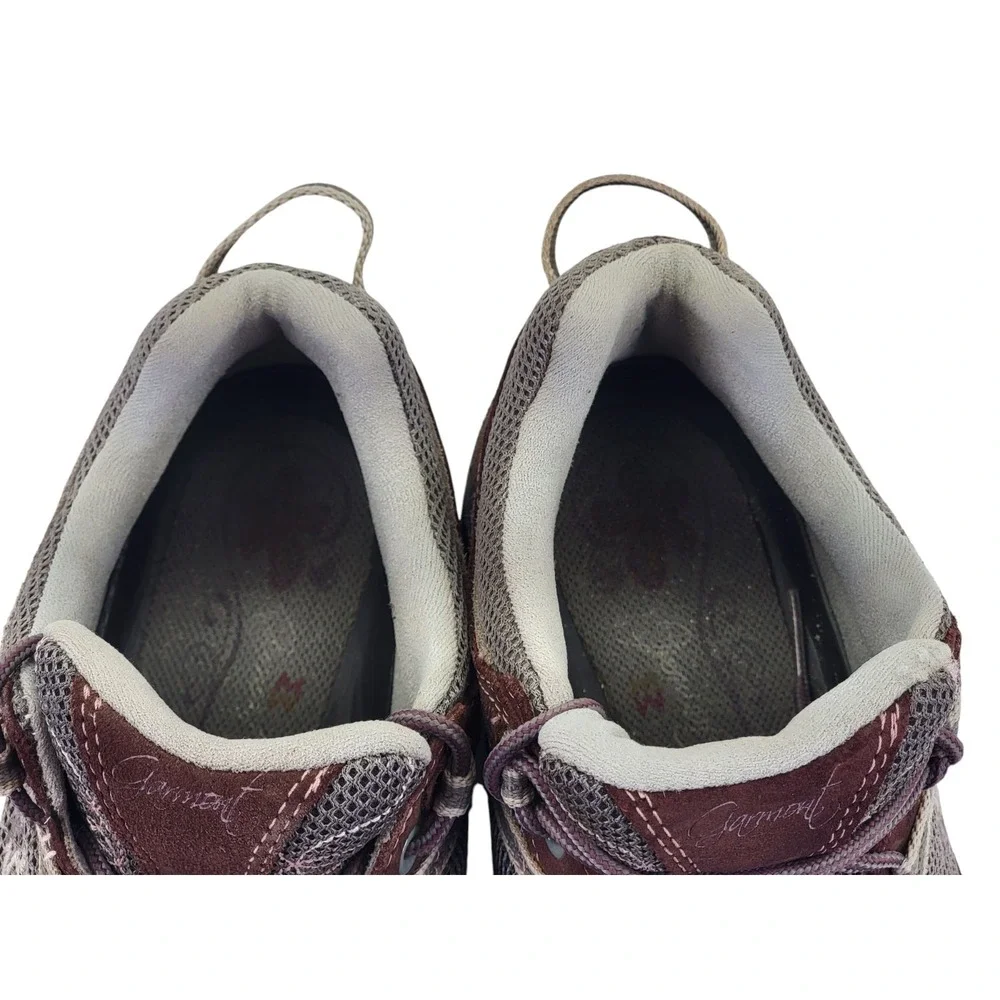 Garmont Amica Women's Brown Suede Mesh Trail Hiking Shoes Vibram‎ Soles US 8.5